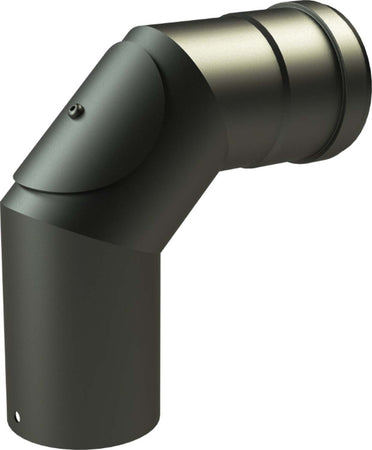 Curva a gomito con ispezione da 90° per canna fumaria stufa a pellet in acciaio Fai da te/Caminetti e accessori/Accessori per caminetto/Tubi di scarico La Zappa - Altamura, Commerciovirtuoso.it
