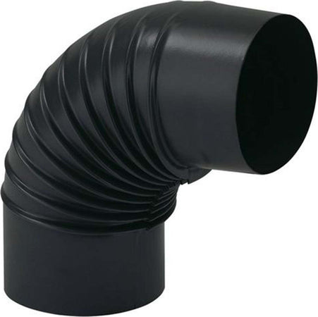 Curva a gomito per canna fumaria stufa a legna in lamiera di acciaio porcellanato Fai da te/Caminetti e accessori/Accessori per caminetto/Tubi di scarico La Zappa - Altamura, Commerciovirtuoso.it
