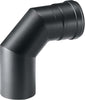 Curva a gomito per canna fumaria stufa a pellet in acciaio nero da 1,2 mm Fai da te/Caminetti e accessori/Accessori per caminetto/Tubi di scarico La Zappa - Altamura, Commerciovirtuoso.it