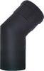 Curva a gomito per canna fumaria stufa a pellet in acciaio nero da 1,6 mm Fai da te/Caminetti e accessori/Accessori per caminetto/Tubi di scarico La Zappa - Altamura, Commerciovirtuoso.it
