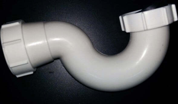 Curva-Raccordo-S-2-Vie-Acqua-Tubo-Scarico-Sifone-Pvc-Lavabo-Lavello-Lavandino