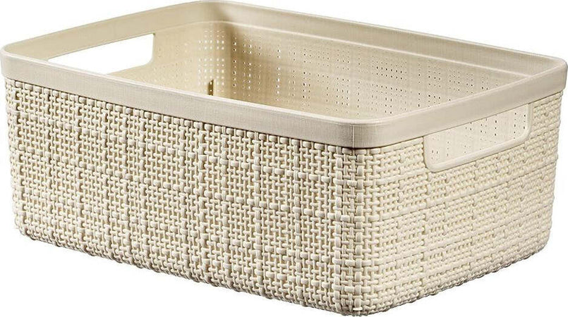 Curver Cestino Jute rettangolare S Beige Casa e cucina/Organizzazione interni/Contenitori ceste e cestini/Contenitori senza coperchio Scontolo.net - Potenza, Commerciovirtuoso.it
