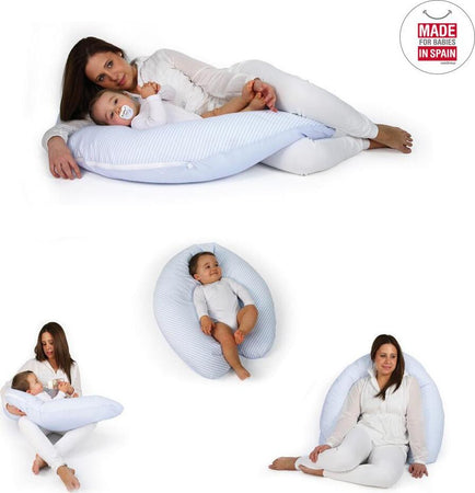 Cuscino Allattamento Mamma 16X118X80 Cm Star Azzurro Prima infanzia/Maternità/Cuscini per il corpo e maternità La Casa Del Bebè - Napoli, Commerciovirtuoso.it