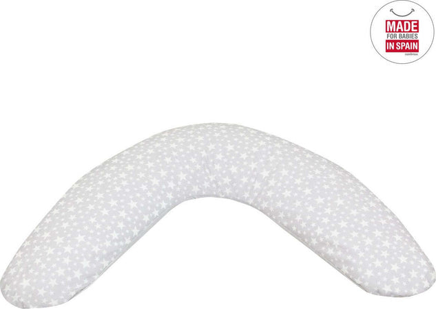 Cuscino Allattamento Mamma 16X118X80 Cm Star Grigio Prima infanzia/Maternità/Cuscini per il corpo e maternità La Casa Del Bebè - Napoli, Commerciovirtuoso.it