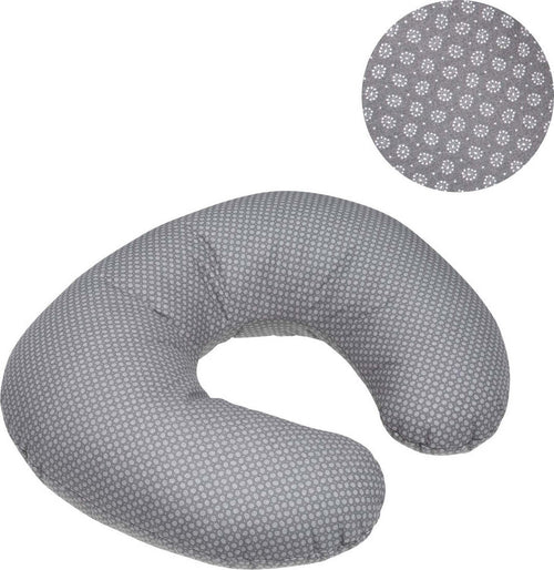 Cuscino Allattamento Piccolo 53X45X10 Cm Astra Grigio/Fiori Prima infanzia/Maternità/Cuscini per il corpo e maternità La Casa Del Bebè - Napoli, Commerciovirtuoso.it