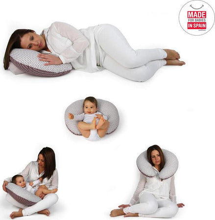 Cuscino Allattamento Piccolo 53X45X10 Cm Star Grigio Prima infanzia/Maternità/Cuscini per il corpo e maternità La Casa Del Bebè - Napoli, Commerciovirtuoso.it