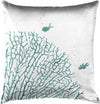 Cuscino-Arredo-Bifaccia-100%-Cotone-Made-In-Italy-Coralli-Tre-Pesci-Azzurro-/-Naturale-40x40cm