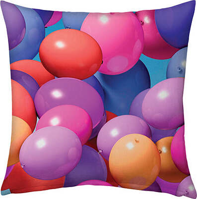 Cuscino-Arredo-Bifaccia-100%-cotone-Made-in-Italy-PALLONCINI-40x40cm
