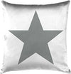 Cuscino-Arredo-Bifaccia-100%-cotone-Made-in-Italy-Stelle-Grigio-40x40cm