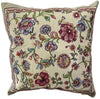 Cuscino arredo fiori in gobelin 45x45 modello drusilla