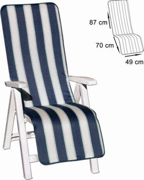 Cuscino-Coprisedia-Sedia-Sdraio-Giardino-Seduta-Schienale-Righe-Blu-157x49cm