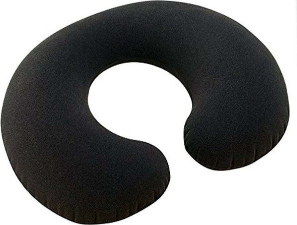 Cuscino Da Viaggio Gonfiabile In Pvc Floccato Nero Treno Aereo Macchina Sport e Tempo Libero > Cuscini da Viaggio > Accessori da Viaggio Trade Shop italia - Napoli, Commerciovirtuoso.it
