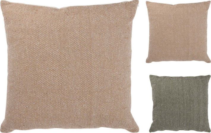 Cuscino imbottito decorativo in cotone per divano sfoderabile 45 x 45 cm Giardino e giardinaggio/Arredamento da giardino e accessori/Cuscini/Cuscini per divani Decor Space - Altamura, Commerciovirtuoso.it