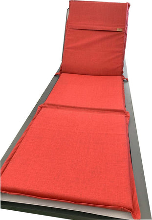 Cuscino Imbottito per Lettino Prendisole in Tessuto Idrorepellente Da Esterno Giardino e giardinaggio/Arredamento da giardino e accessori/Cuscini/Cuscini per sedie da giardino Decor Space - Altamura, Commerciovirtuoso.it