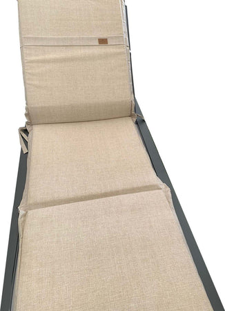 Cuscino Imbottito per Lettino Prendisole in Tessuto Idrorepellente Da Esterno Giardino e giardinaggio/Arredamento da giardino e accessori/Cuscini/Cuscini per sedie da giardino Decor Space - Altamura, Commerciovirtuoso.it