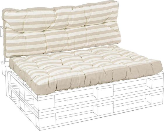 Cuscino imbottito per pedane in legno divani con bancali 120 cm Giardino e giardinaggio/Arredamento da giardino e accessori/Cuscini/Cuscini per divani Decor Space - Altamura, Commerciovirtuoso.it