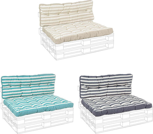 Cuscino imbottito per pedane in legno divani con bancali 120 cm Giardino e giardinaggio/Arredamento da giardino e accessori/Cuscini/Cuscini per divani Decor Space - Altamura, Commerciovirtuoso.it