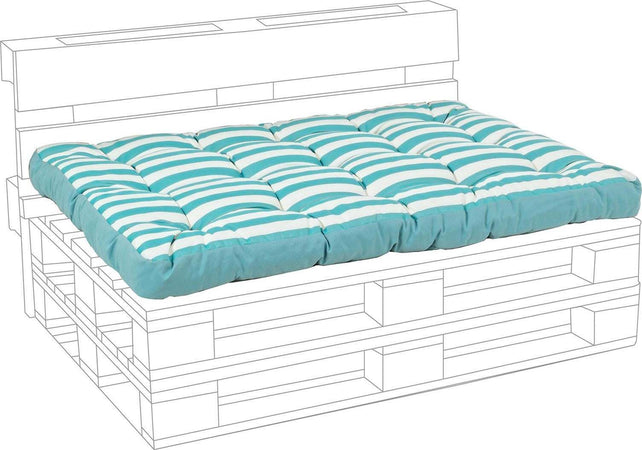Cuscino imbottito per pedane in legno divani con bancali 120 cm Giardino e giardinaggio/Arredamento da giardino e accessori/Cuscini/Cuscini per divani Decor Space - Altamura, Commerciovirtuoso.it