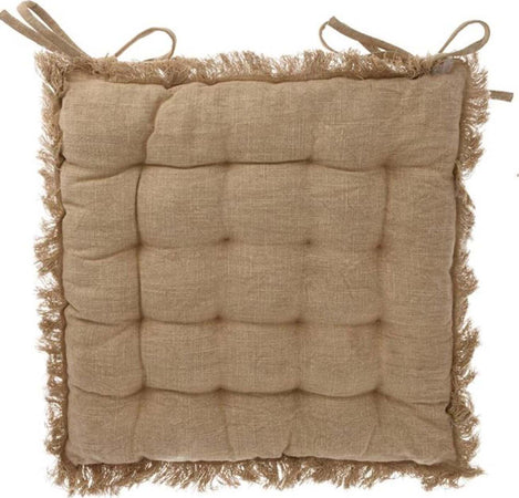 Cuscino Imbottito Per Sedia In Cotone Sfoderabile 40 X 40 Cm Giardino e giardinaggio/Arredamento da giardino e accessori/Cuscini/Cuscini per sedie da giardino Decor Space - Altamura, Commerciovirtuoso.it