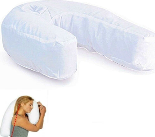 CUSCINO LATERALE A FORMA DI U GUANCIALE MIGLIORA SONNO SCHIENA CERVICALE LETTO  Trade Shop italia - Napoli, Commerciovirtuoso.it