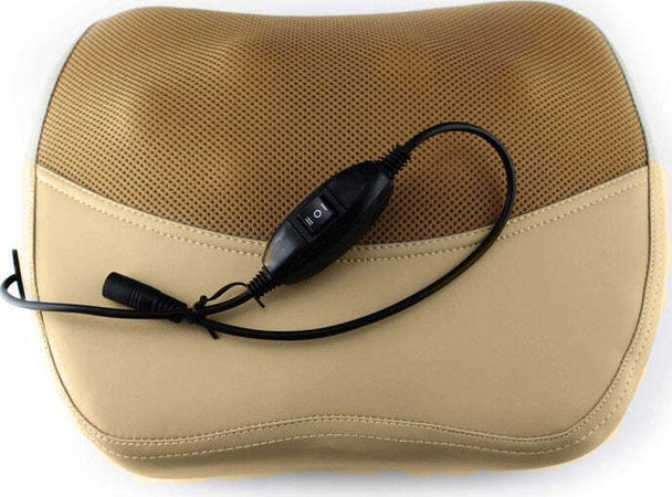 CUSCINO MASSAGGIANTE MASSAGGIATORE SHIATSU CASA AUTO INFRAROSSI COLLO MJY-815  Trade Shop italia - Napoli, Commerciovirtuoso.it