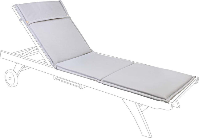 Cuscino per lettino da esterno per spiaggine , idrorepellente 190 x 62 cm Giardino e giardinaggio/Arredamento da giardino e accessori/Cuscini/Cuscini per divani Decor Space - Altamura, Commerciovirtuoso.it