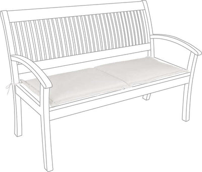 Cuscino per panca a 2 posti, idrorepellente e sfoderabile cerniera lampo, da 115 x 47 cm Giardino e giardinaggio/Arredamento da giardino e accessori/Cuscini/Cuscini per divani Decor Space - Altamura, Commerciovirtuoso.it