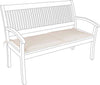 Cuscino per panca a 2 posti, idrorepellente e sfoderabile cerniera lampo, da 115 x 47 cm Giardino e giardinaggio/Arredamento da giardino e accessori/Cuscini/Cuscini per divani Decor Space - Altamura, Commerciovirtuoso.it