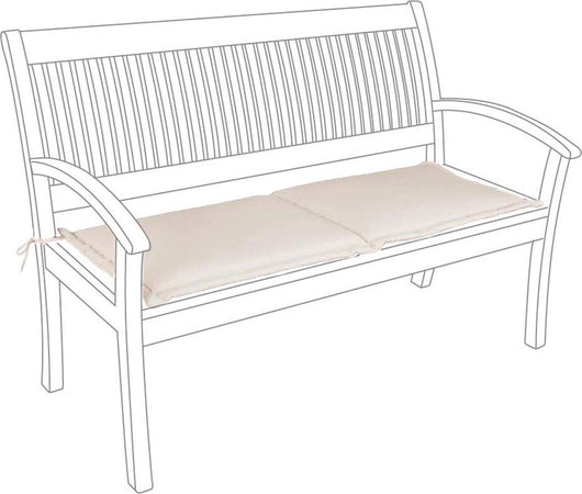 Cuscino per panca a 2 posti, idrorepellente e sfoderabile cerniera lampo, da 115 x 47 cm Giardino e giardinaggio/Arredamento da giardino e accessori/Cuscini/Cuscini per divani Decor Space - Altamura, Commerciovirtuoso.it