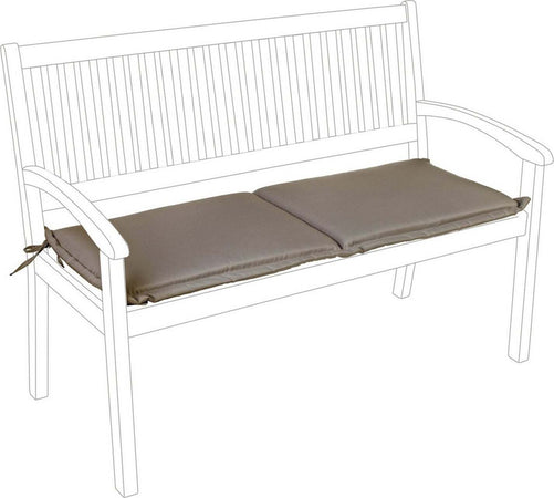 Cuscino per panca a 2 posti, idrorepellente e sfoderabile cerniera lampo, da 115 x 47 cm Giardino e giardinaggio/Arredamento da giardino e accessori/Cuscini/Cuscini per divani Decor Space - Altamura, Commerciovirtuoso.it