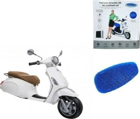 Cuscino-Silicone-Gel-Sella-Moto-Motorino-Sedile-Nido-D'Ape-Comfort-Sostegno