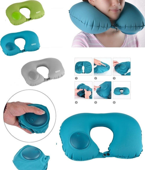 Cuscino Viaggio Collo Collare Poggiatesta Cervicale Con Pompa Gonfiaggio Moda/Valigie borse e accessori da viaggio/Accessori/Accessori da viaggio/Cuscini da viaggio Trade Shop italia - Napoli, Commerciovirtuoso.it