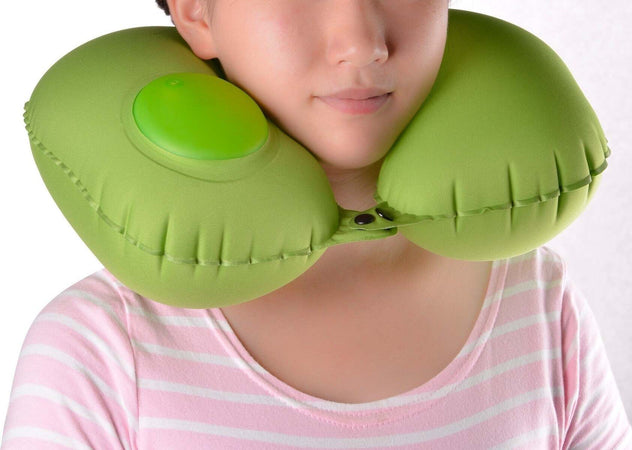 Cuscino Viaggio Collo Collare Poggiatesta Cervicale Con Pompa Gonfiaggio Moda/Valigie borse e accessori da viaggio/Accessori/Accessori da viaggio/Cuscini da viaggio Trade Shop italia - Napoli, Commerciovirtuoso.it