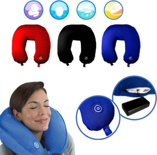 Cuscino Vibrante Massaggiante Cervicale Massaggio Viaggio Antistress Relax Salute e cura della persona/Benessere/Massaggi e relax/Massaggiatori elettrici/Massaggiatori cervicali e da collo Trade Shop italia - Napoli, Commerciovirtuoso.it