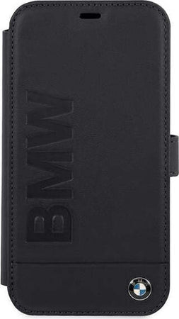 custodia-a-libro-bmw-iphone-12-mini-blu-vera-pelle