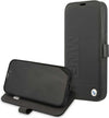 custodia-a-libro-bmw-iphone-13-pro-vera-pelle-nera