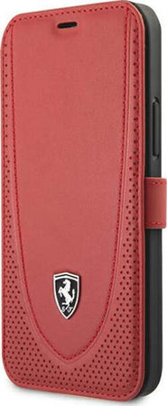 custodia-a-libro-ferrari-iphone-12-mni-vera-pelle-rossa