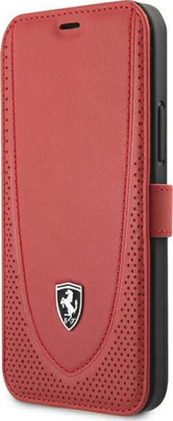 custodia-a-libro-ferrari-iphone-12-mni-vera-pelle-rossa