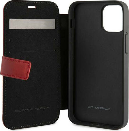 custodia-a-libro-ferrari-iphone-12-mni-vera-pelle-rossa