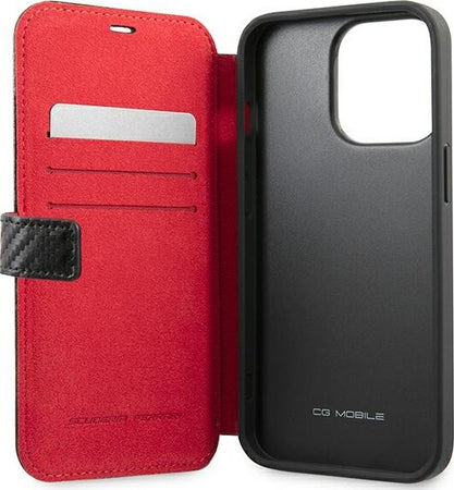 custodia-a-libro-ferrari-iphone-13-pro-nera
