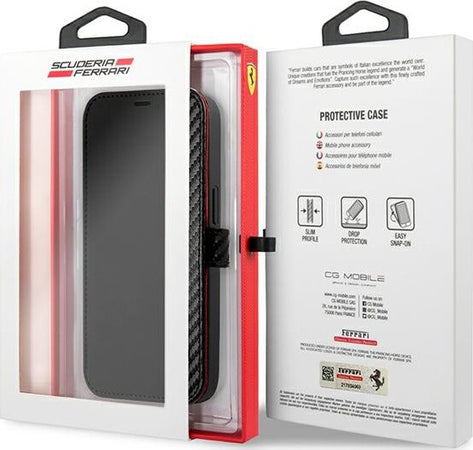 custodia-a-libro-ferrari-iphone-13-pro-nera