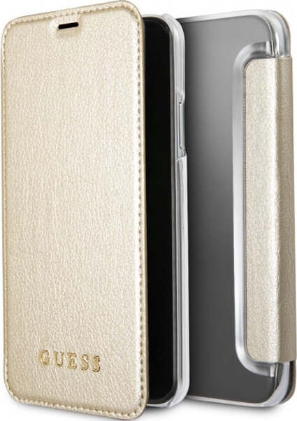custodia-a-libro-guess-iphone-x/xs-gold