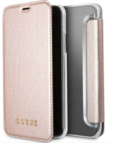 custodia-a-libro-guess-iphone-x/xs-rose-gold