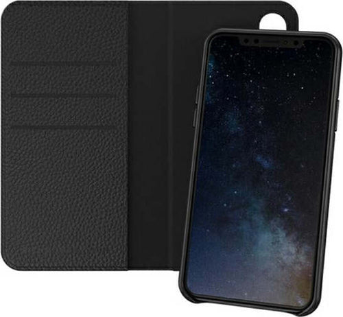custodia-a-libro-iphone-x-/-xs-richmond-&-finch-nera-con-cover-interna-staccabile