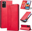 custodia-a-libro-oppo-a78-5G-con-porta-carte-di-credito-chiusura-magnetica-rossa