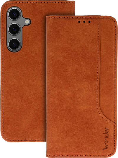 custodia-a-libro-redmi-13c-con-porta-carte-di-credito-chiusura-magnetica-brown