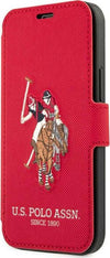 custodia-a-libro-u.s.-polo-iphone-12-mini-rossa