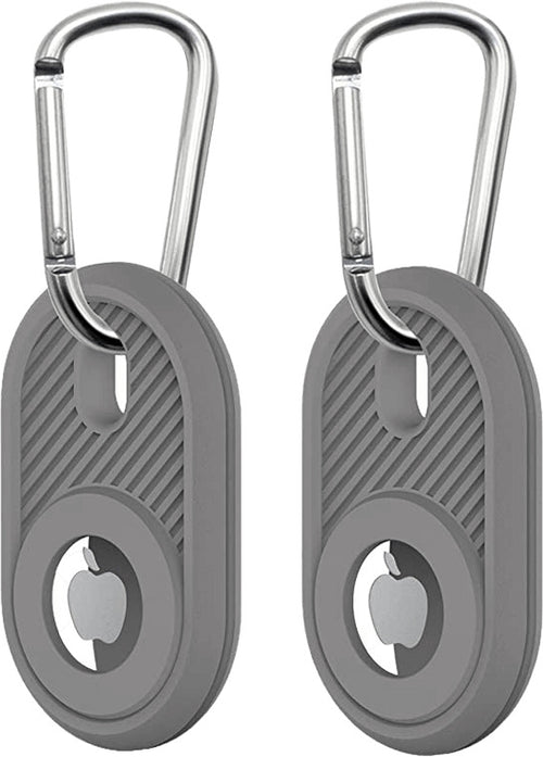Custodia AirTags Locator Tracker con Portachiavi Grigia Elettronica/Cuffie auricolari e accessori/Custodie Liquidator Italia - Nicosia, Commerciovirtuoso.it