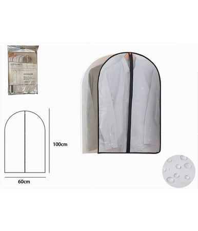 Custodia Copriabito Fodera Indumenti Giacca Cappotto Con Cerniera 60x100cm 87415