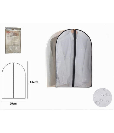 Custodia Copriabito Fodera Indumenti Giacca Cappotto Con Cerniera 60x137cm 87417